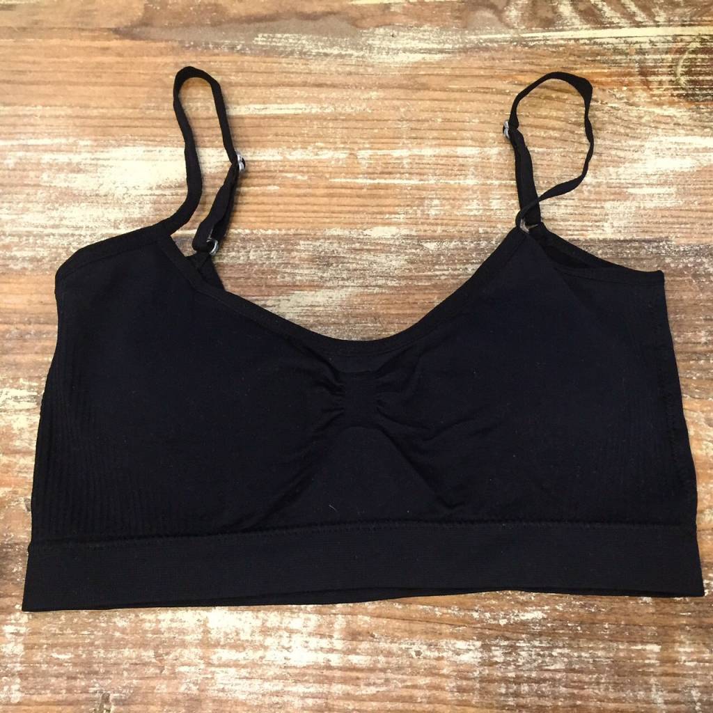 GD Adj Strap Bra Black