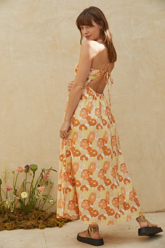 Orange Poppy Dress