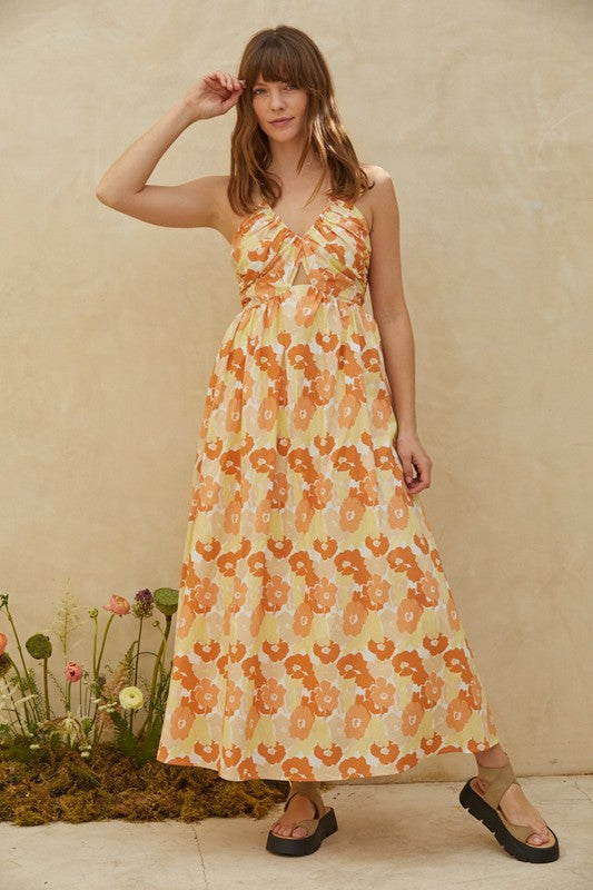 Orange Poppy Dress