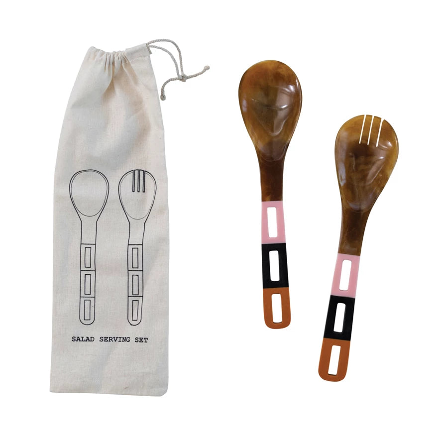Multi Resin Salad Servers