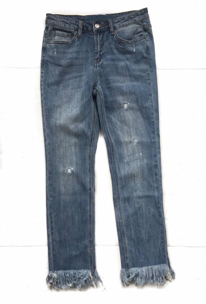 Fringe Denim Jeans