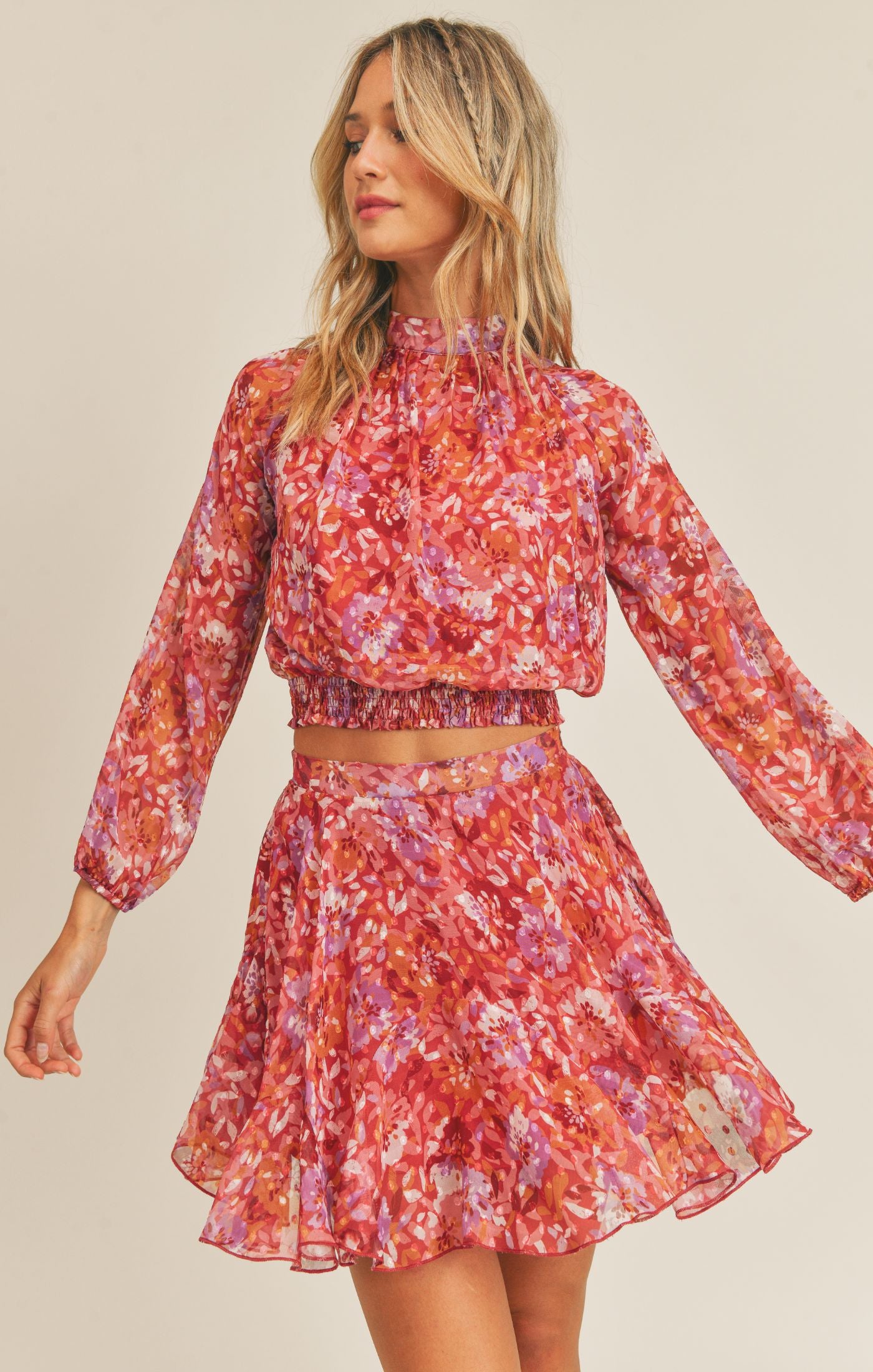 Berry Heart of Glass Blouse