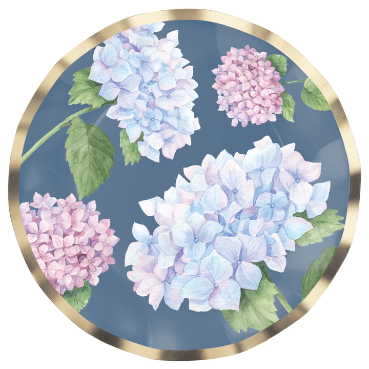 Wavy Salad Plate Hydrangeas