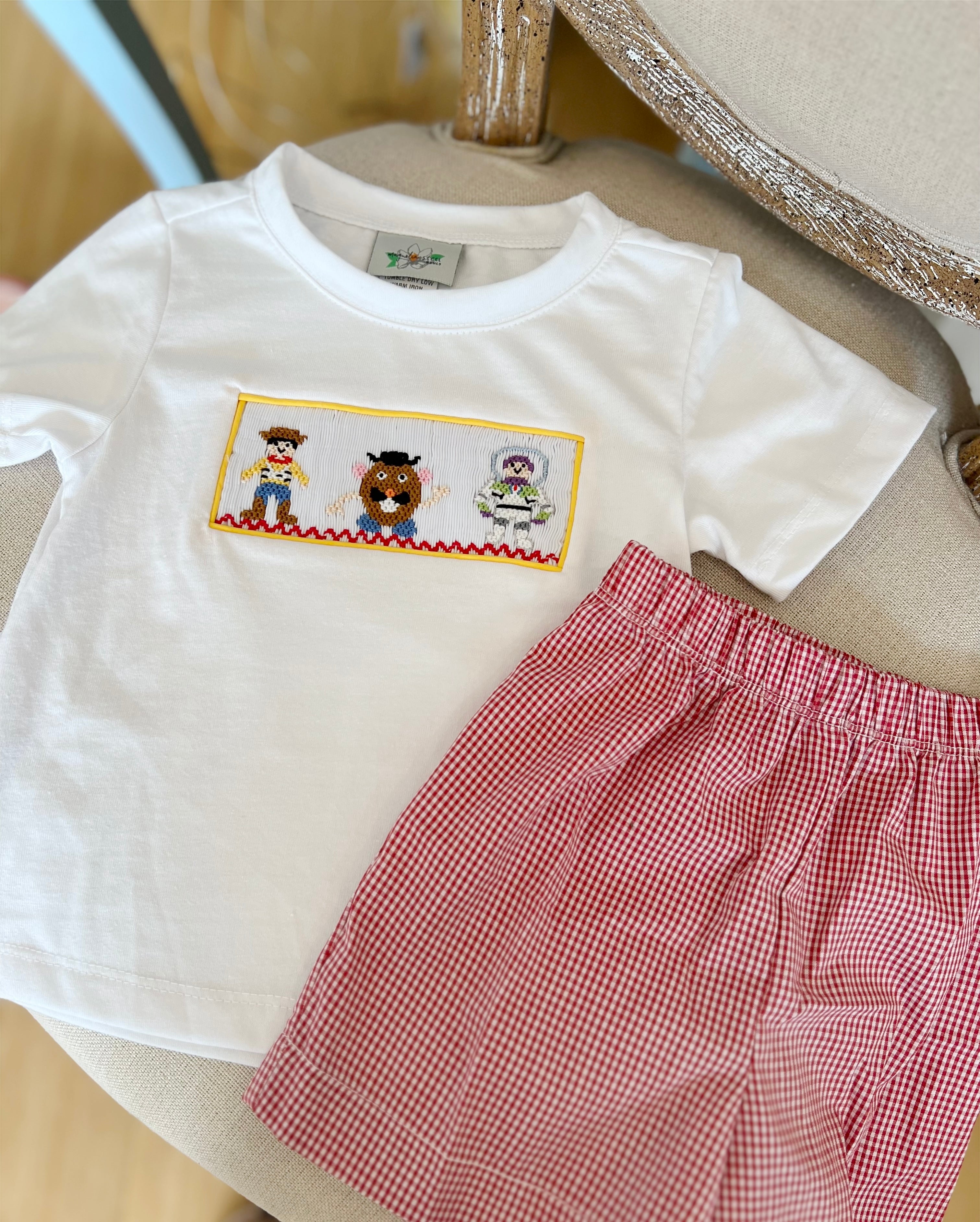 Toy story smocked clearance outfit