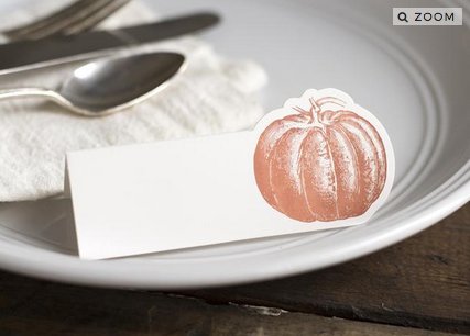 Pumpkin Placecard