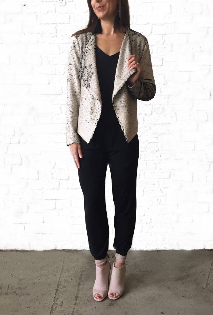 Sequionned Barely Beige Jacket