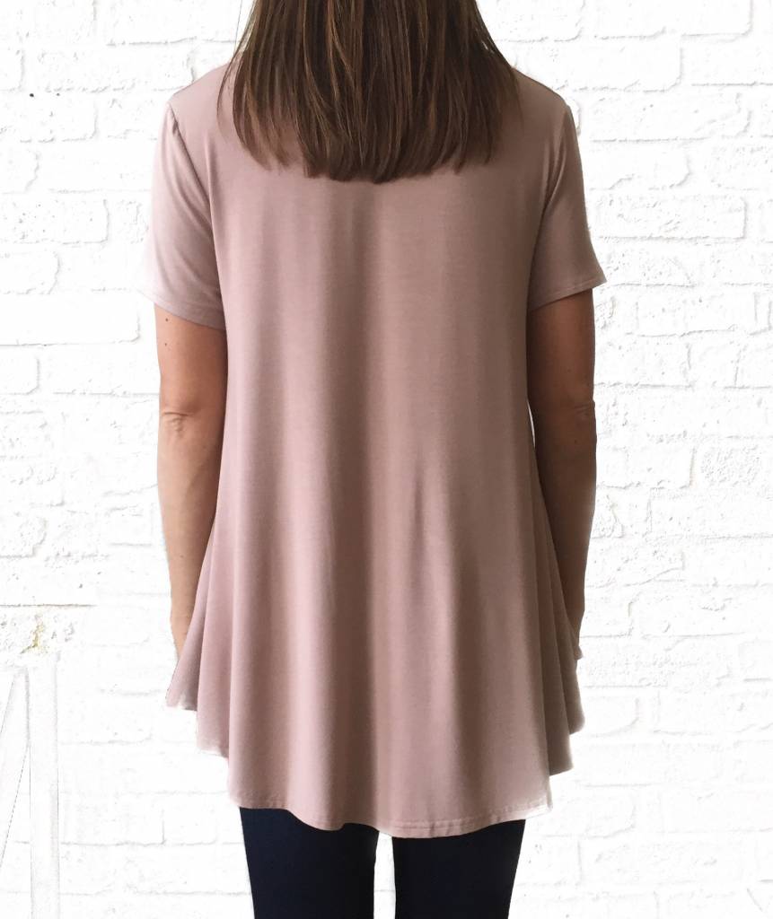 Taupe X Front Tee-GD
