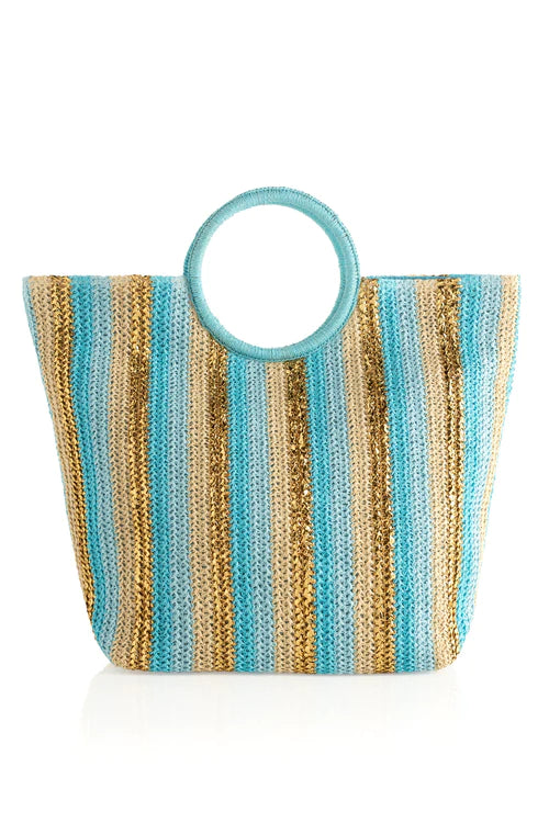 Turquoise Delilah Tote