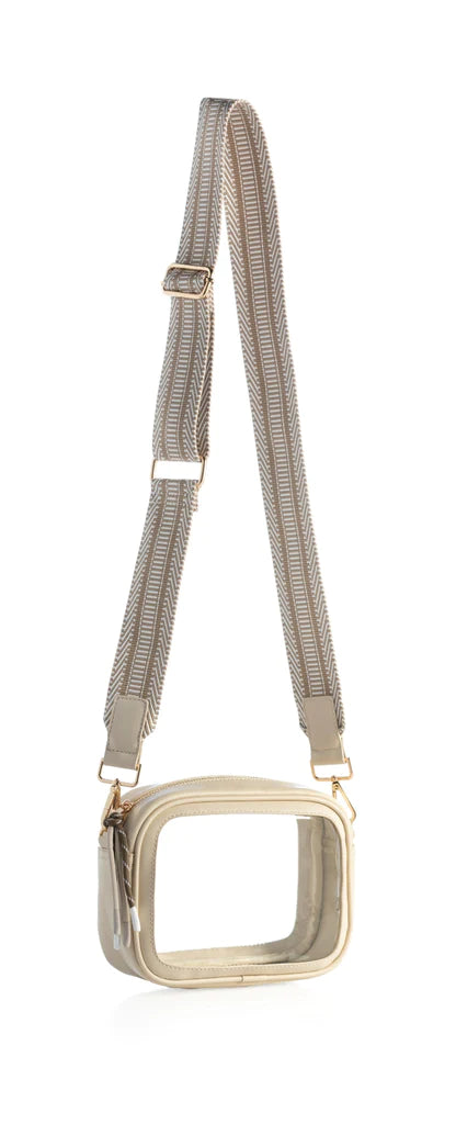 Spectator Clear Crossbody-Ivory