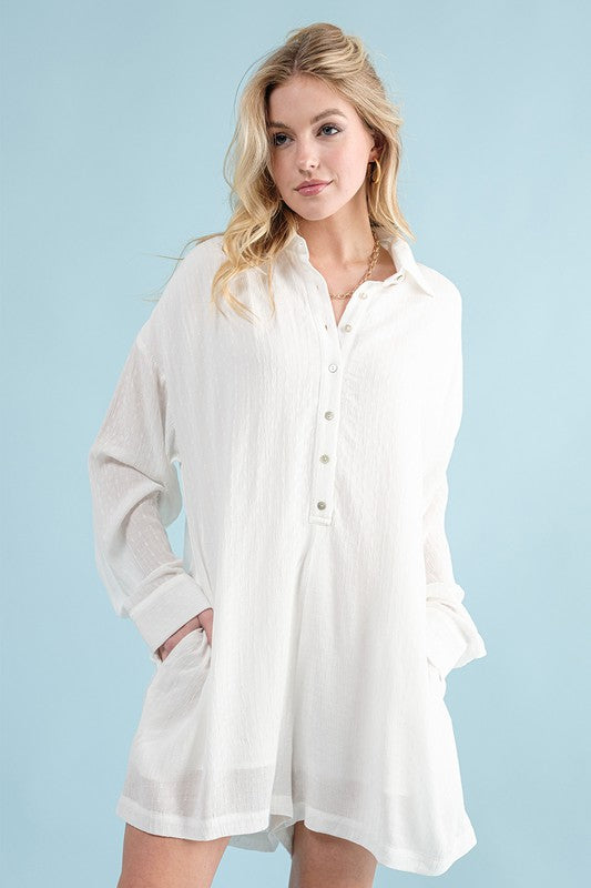Off White Poppie Romper