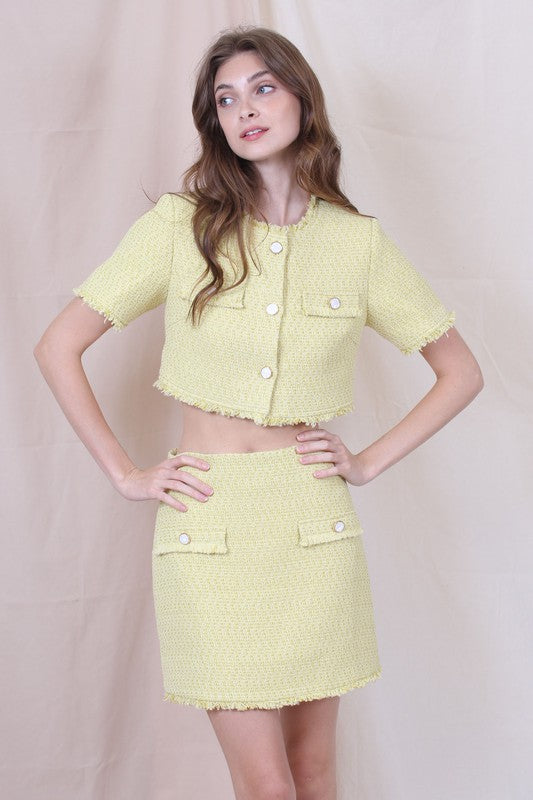 Yellow Kate Skirt