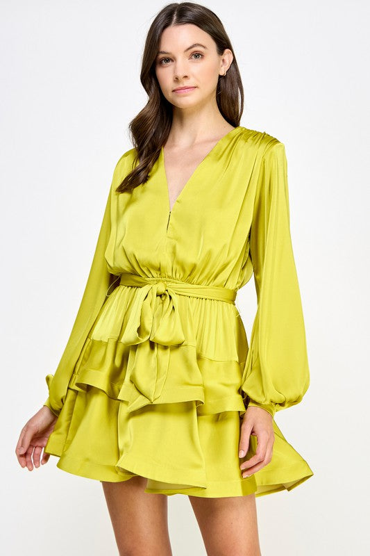 Chartreuse Paxton Dress