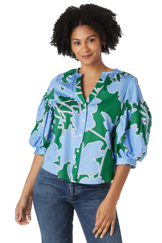 Floral Figure Ashby Top