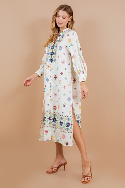 Embroidered Boyd Dress