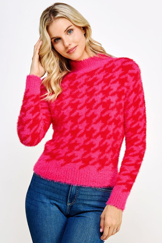Blayne Houndstooth Sweater