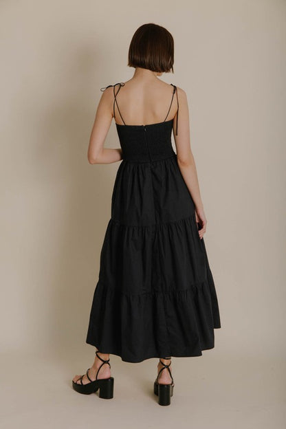 Black Ana Bustier Dress