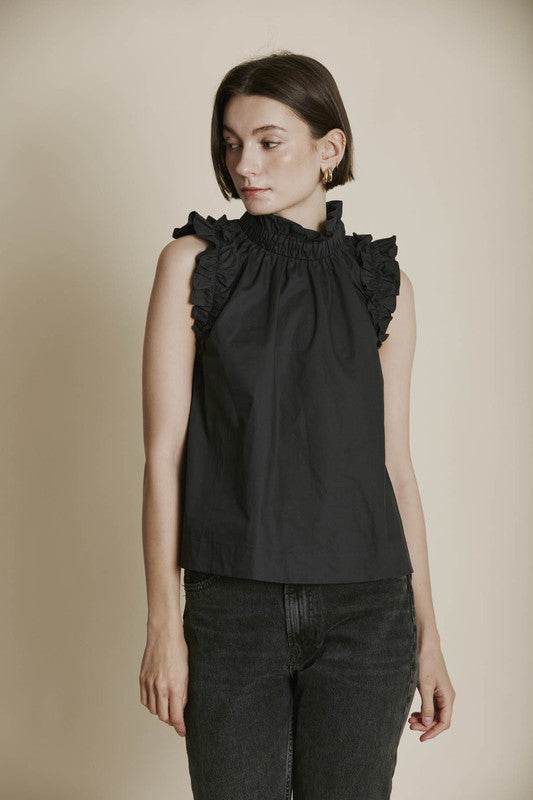 Black Aubry Top – Lucy Rose