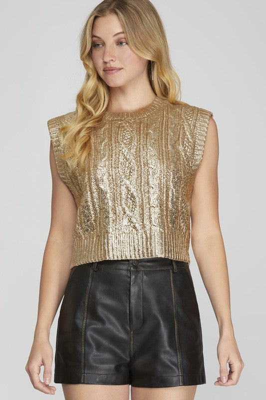 Gold Finley Sweater