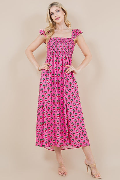 Pink Floral Haynes Dress