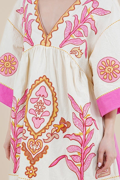 Pink Tilly Kimono Dress