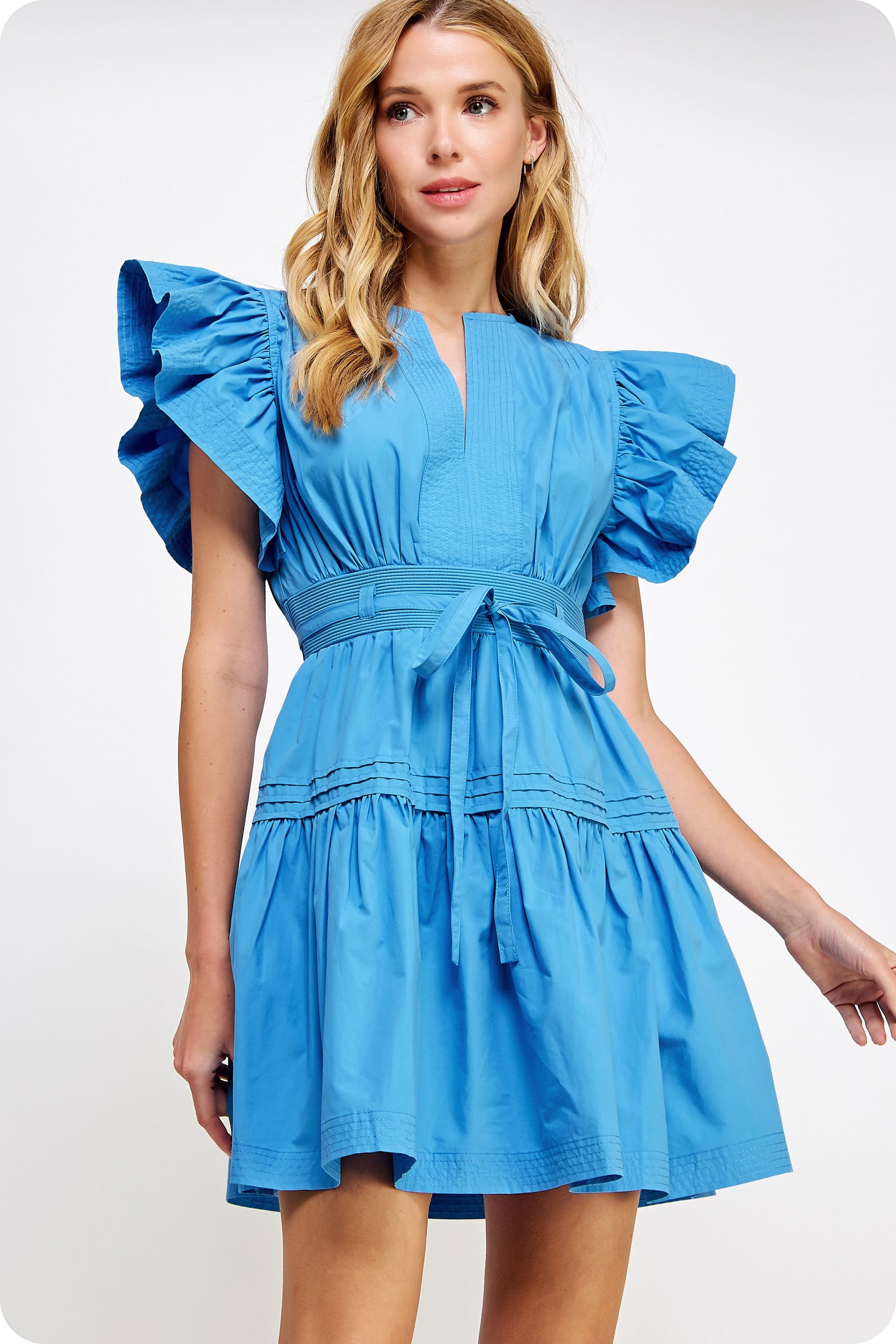 Azure Blue Hermes Dress - small Azure Blue Hermes Dress - small