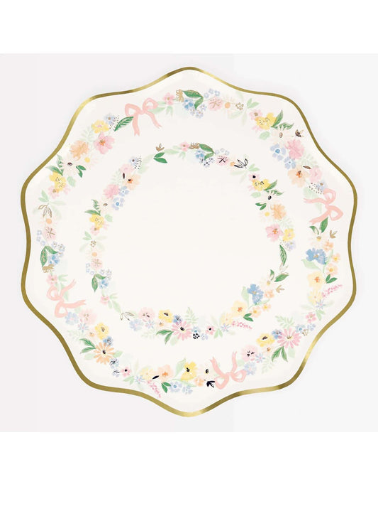 Elegant Floral Dinner Plate