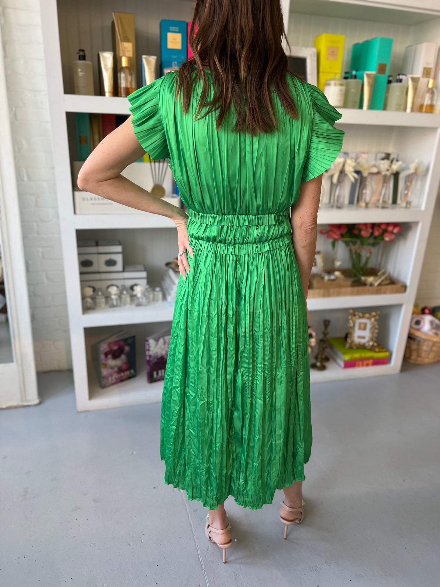 Spring Green Julie Dress – Lucy Rose