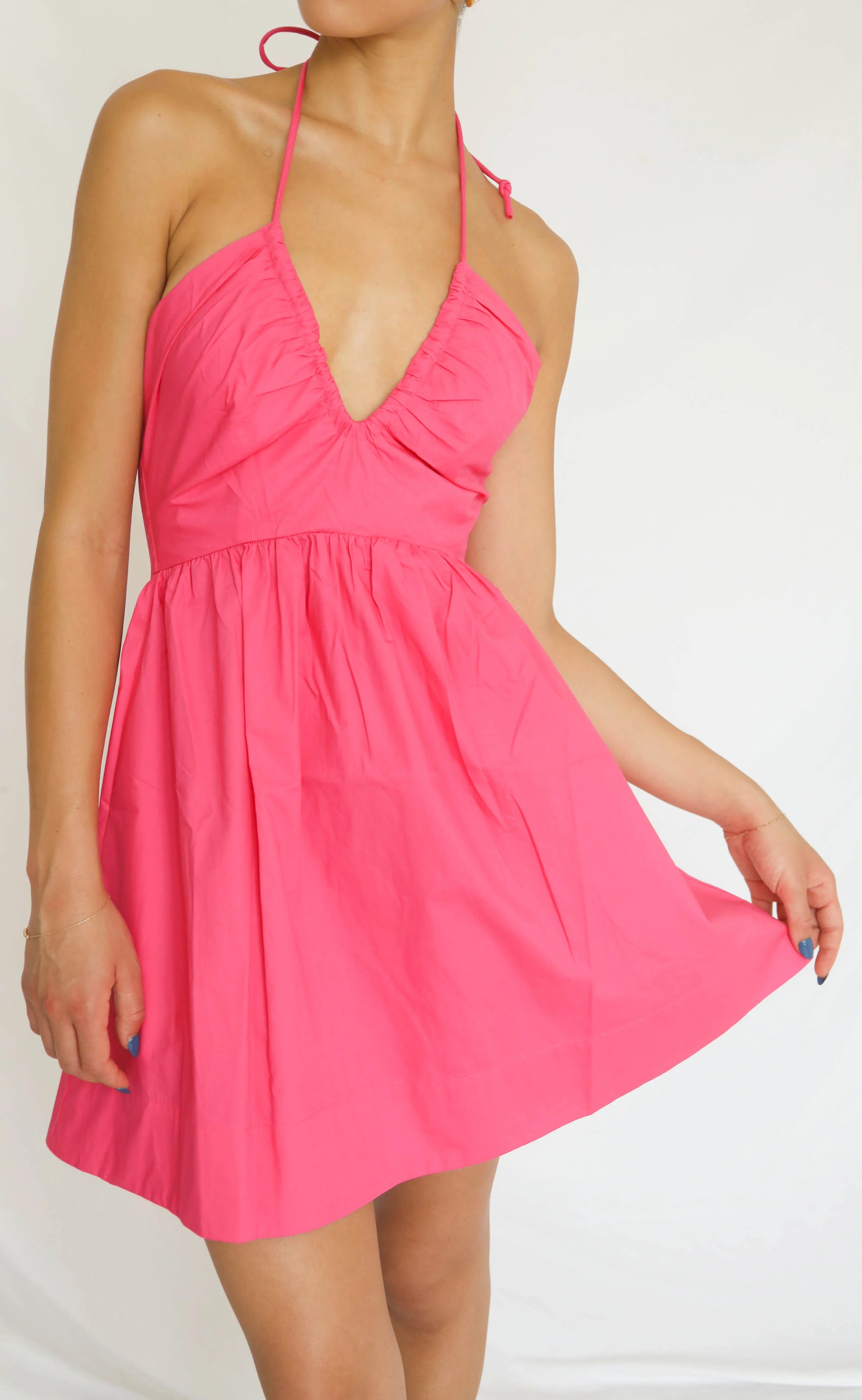 Hot Pink Celestia Dress Lucy Rose Hot Pink Celestia Dress Lucy Rose