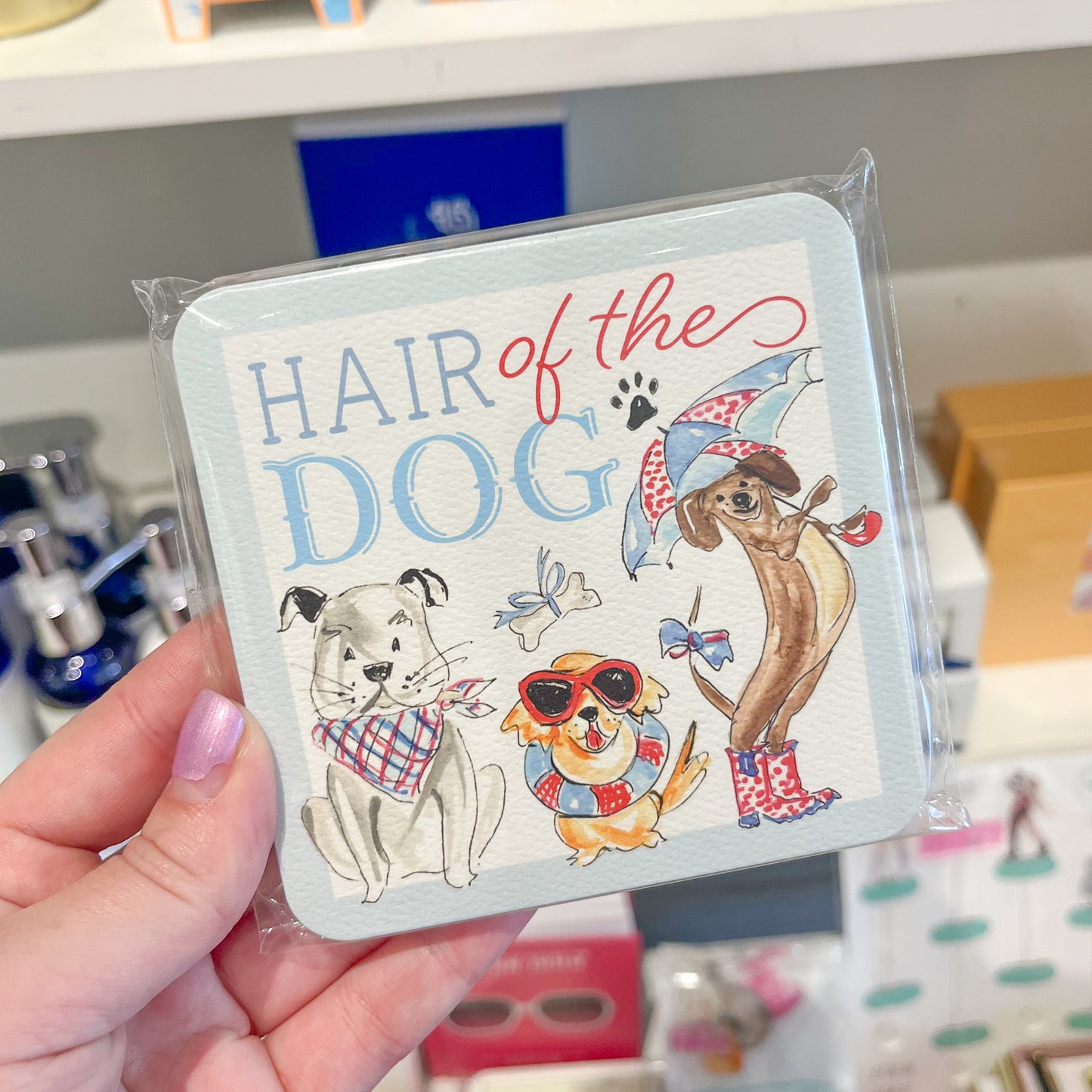 Hair of the Dog Paper Coaster Set