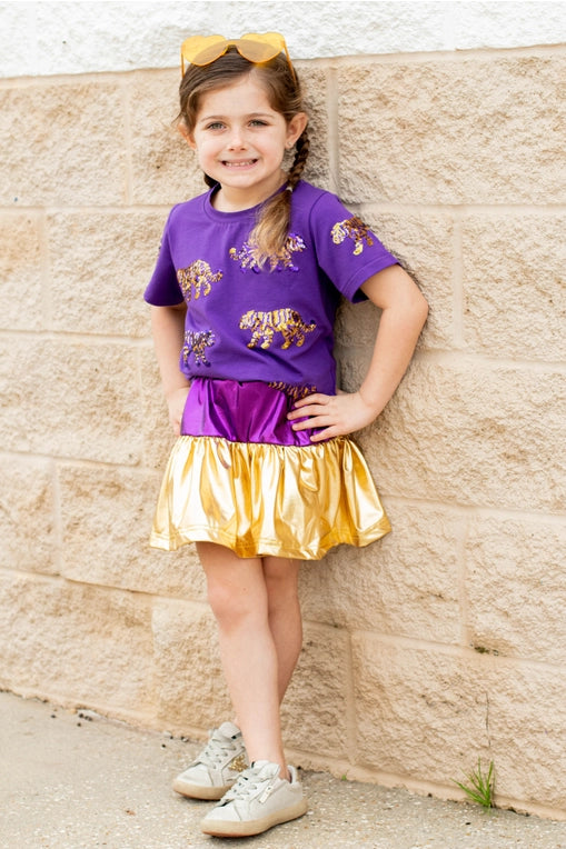 Kids Gold Champion Tiger Tee Lucy Rose