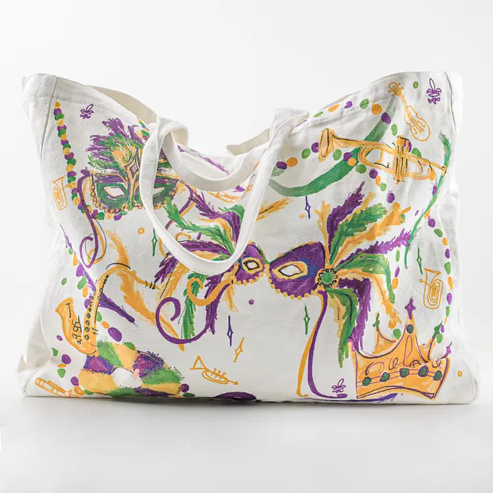 Mardi Gras Mask Tote Bag - Thumbnail 4