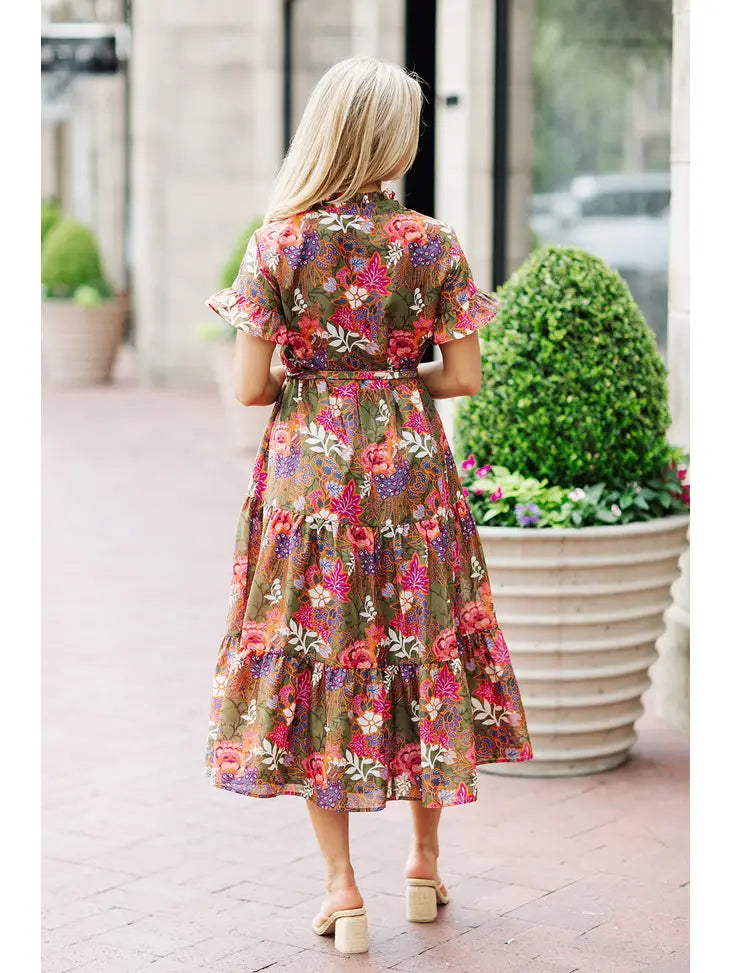 Hayes wrap 2025 midi dress