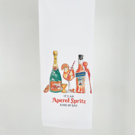 Aperol Spritz Kind of Day Kitchen Towel