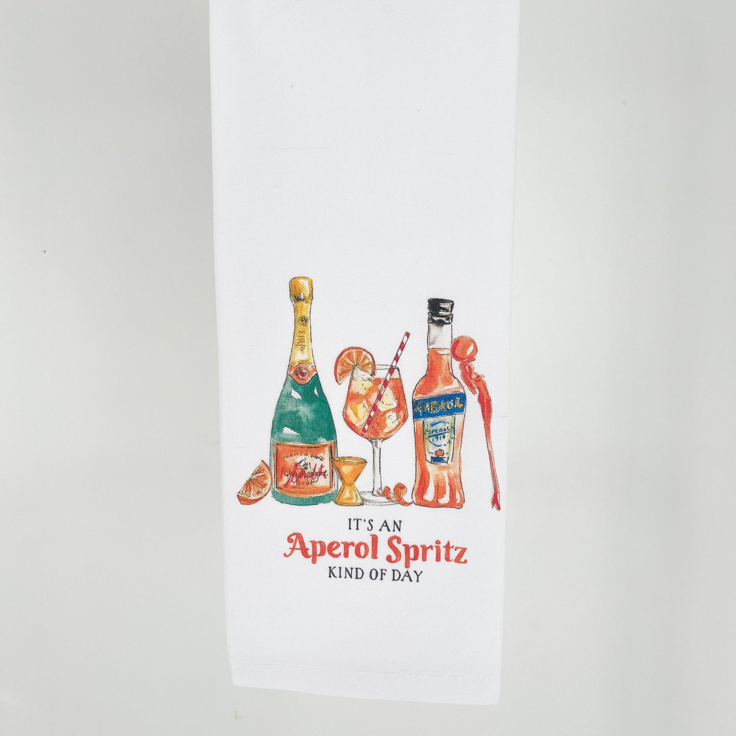 Aperol Spritz Kind of Day Kitchen Towel