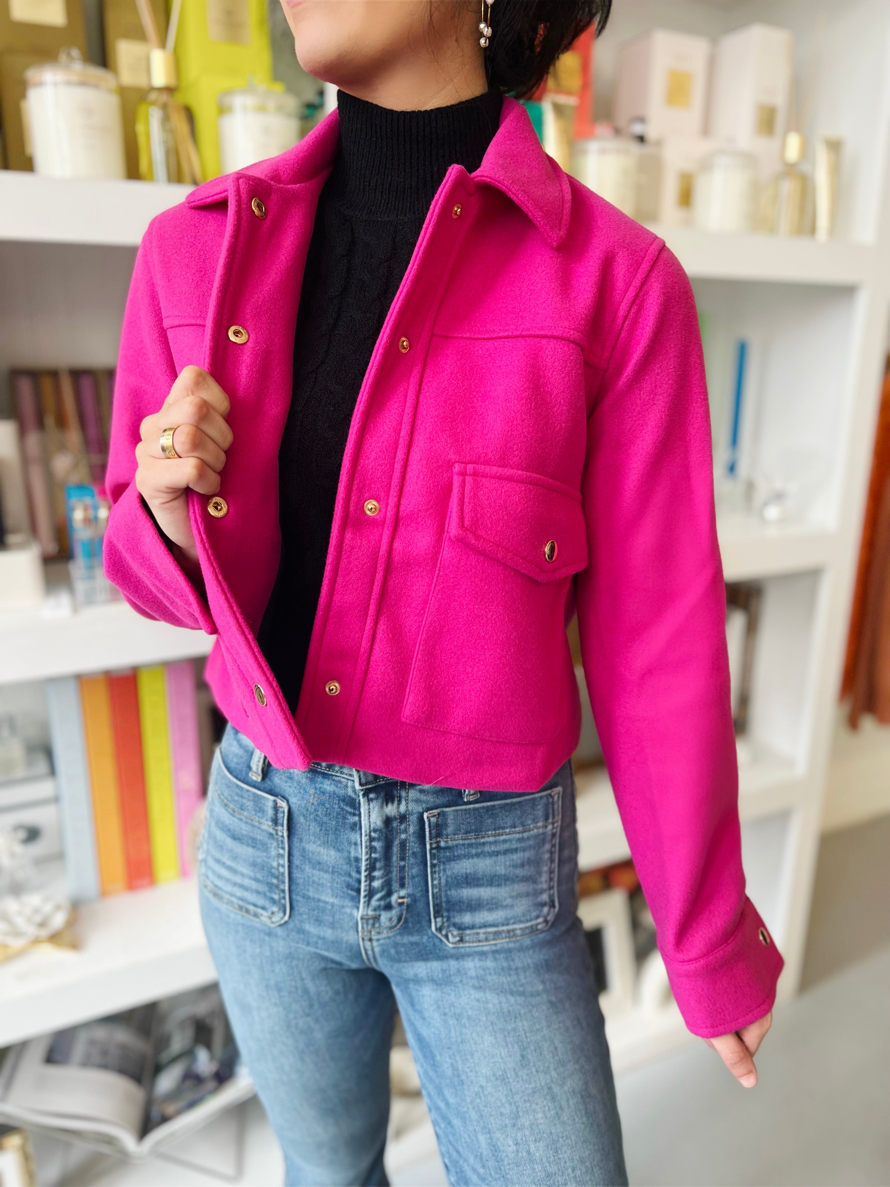 Hot Pink Fur Coat | Pink fur coat, Hot pink fur coat, Fur coats women