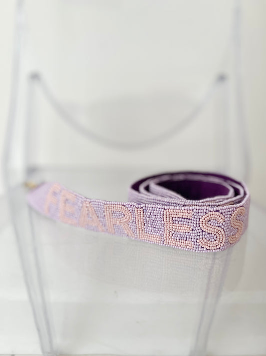 Fearless Beaded Bag Strap