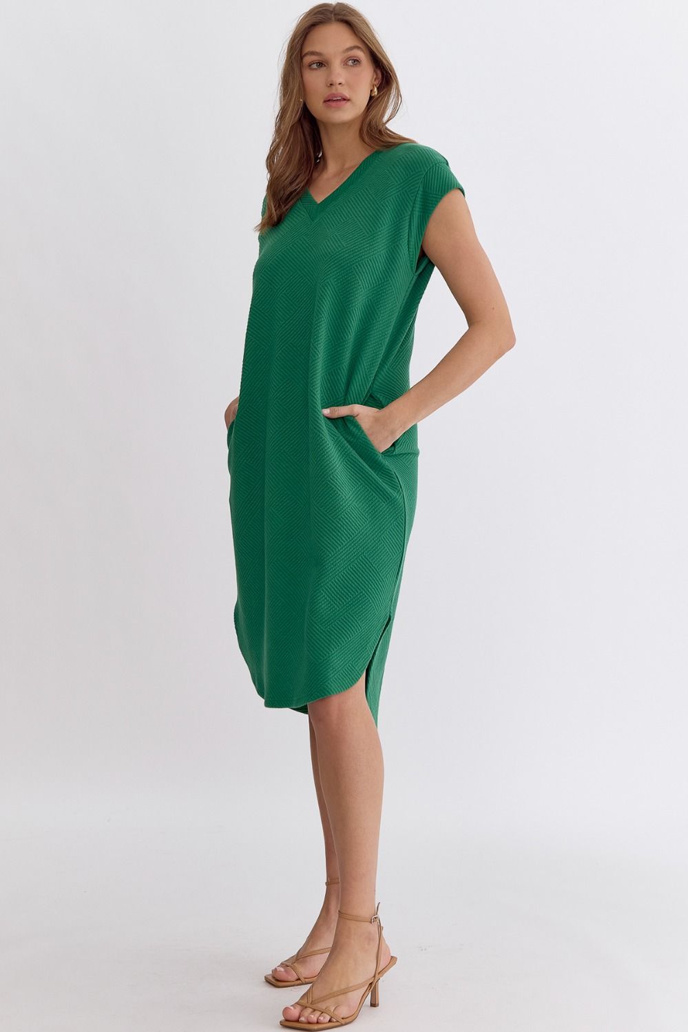 Green Piper Dress