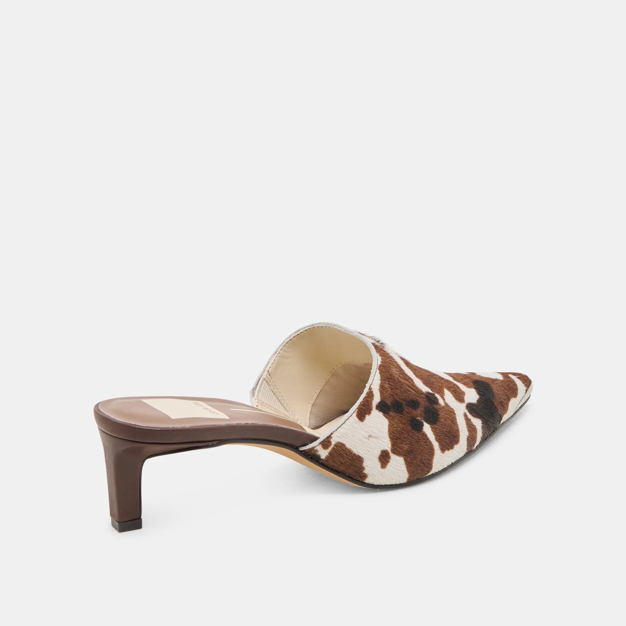 Lexy Heel - Cocoa Taurus Calf Hair