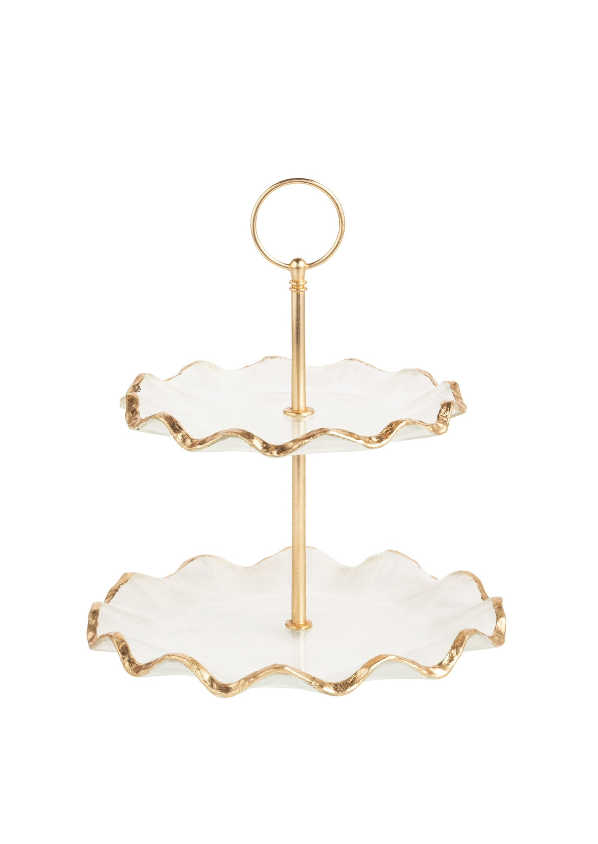 Gold Glass Tiered Server
