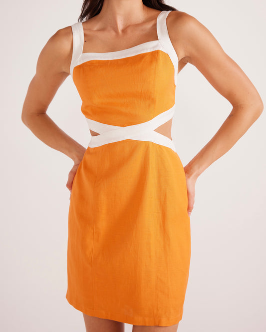 Orange Jacques Dress