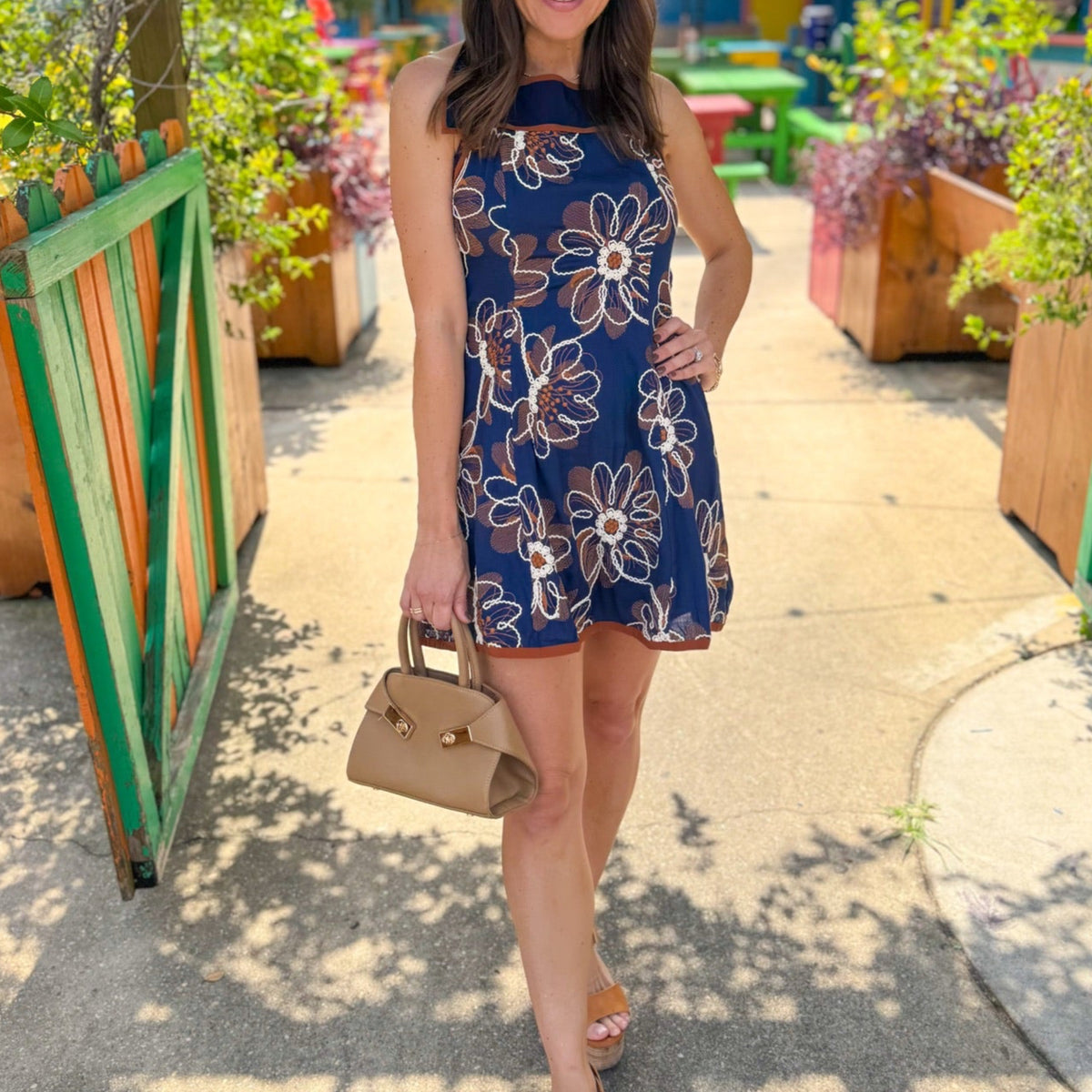Navy Sammy Dress – Lucy Rose