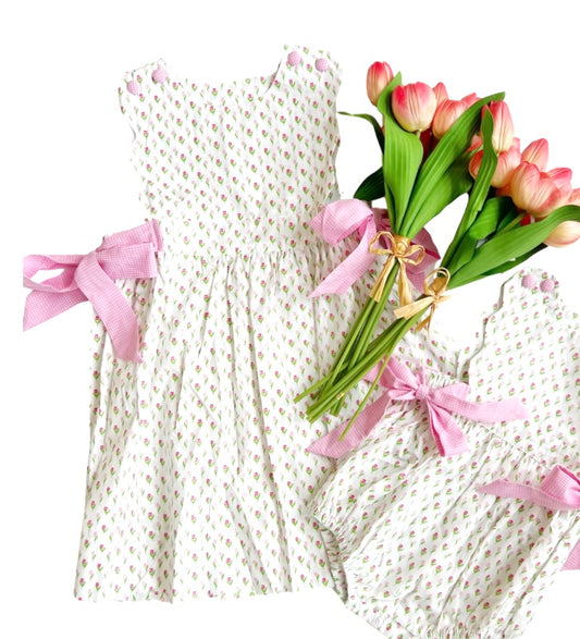 Pink Tulips Julep Dress