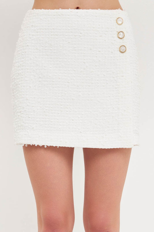 White Emi Skirt