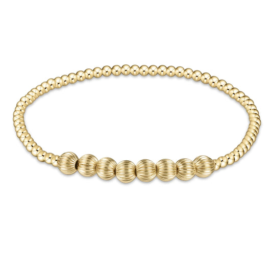 Dignity Gold Beaded Bliss 2.5mm Bead Bracelet