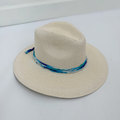 Blue/White Rope Hat w/ Bursts