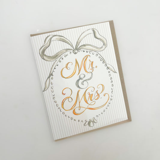 Mr. and Mrs. Greeting Card