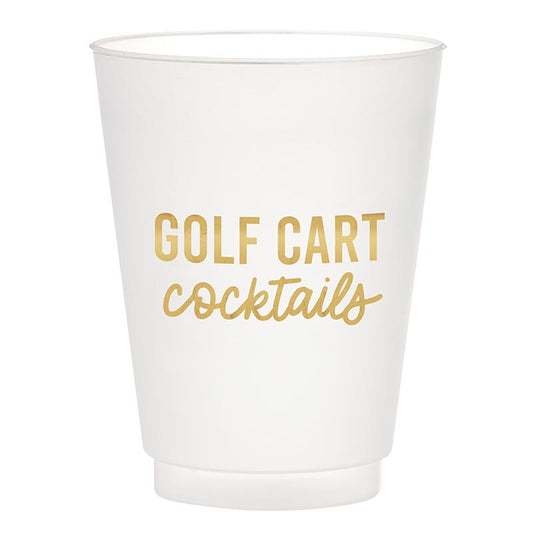 Golf Cart Cocktails Frost Flex Cups