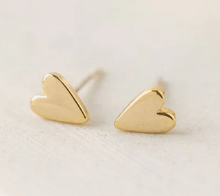Everly Gold Heart Stud