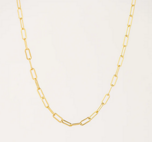 Staple Chain Toggle Necklace
