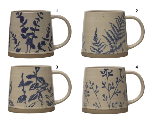 Botanical Stoneware Mug